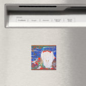 Aimant Oiseaux, animaux et Plantes floraux(droite)Jakuchu (In Situ (Lave-vaisselle))