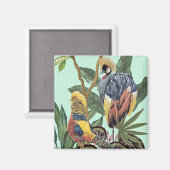 Aimant Oiseaux au Paradis - Grands Oiseaux (Recto/Verso)