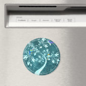 Aimant Oiseaux et fleurs (In Situ (Lave-vaisselle))