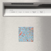 Aimant Oiseaux et fleurs, William Morris (In Situ (Lave-vaisselle))