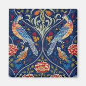 Aimant Oiseaux et fleurs, William Morris (Devant)