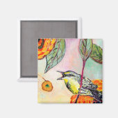 Aimant Oiseaux et papillons No 2 (Recto/Verso)
