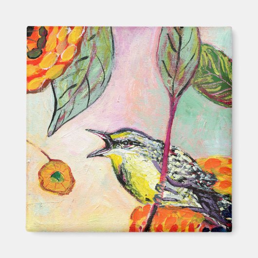 Aimant Oiseaux et papillons No 2 (Devant)
