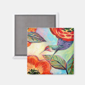 Aimant Oiseaux et papillons No 6 (Recto/Verso)