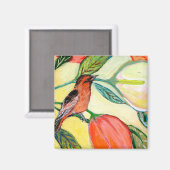 Aimant Oiseaux et papillons No 7 (Recto/Verso)