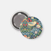 Aimant Oiseaux & Fleurs Wm Morris Art (Recto/Verso)