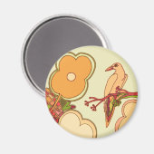 Aimant Oiseaux lunaires (Recto/Verso)