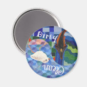 Aimant Oiseaux propres et sales (Recto/Verso)