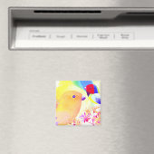 Aimant Oiseaux Tie-Dye lumineux (In Situ (Lave-vaisselle))