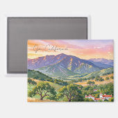 Aimant Ojai California Travel (Recto/Verso)