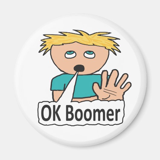 Aimant OK Boomer (Devant)
