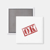 Aimant OK Écrit (Recto/Verso)