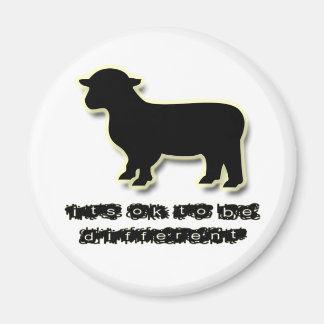 Aimant Ok pour être un mouton noir différent