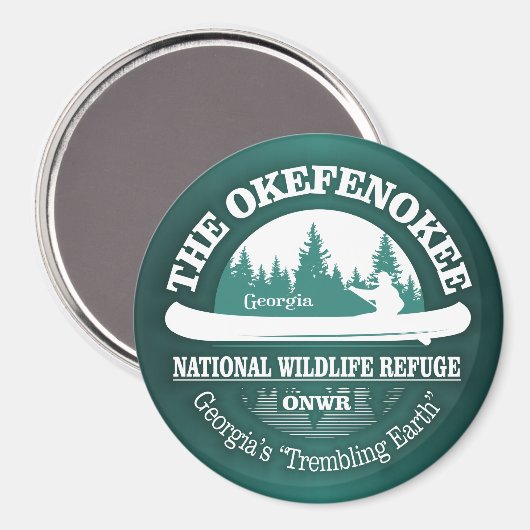 Aimant Okefenokee NWR (CT) (Recto/Verso)