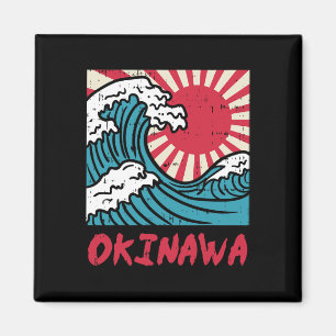 Aimant Okinawa Great Wave Kanigawa Japon Martial japonais