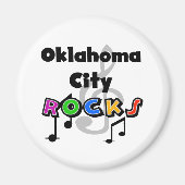 Aimant Oklahoma City Rocks (Devant)