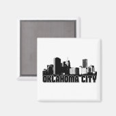 Aimant Oklahoma City Skyline (Recto/Verso)
