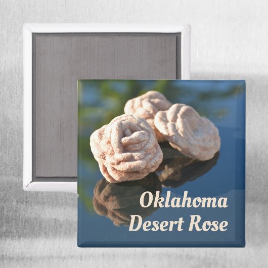 Aimant Oklahoma Desert Rose Sand Quartz Rock