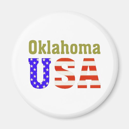 Aimant Oklahoma USA ! (Devant)