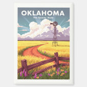 Aimant Oklahoma vintage (Recto)