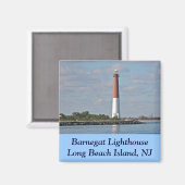 Aimant "Old Barney" Barnegat Lighthouse LBI NJ (Recto/Verso)