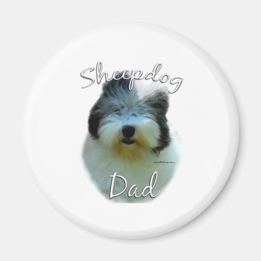 Aimant Old English Sheepdog (Devant)