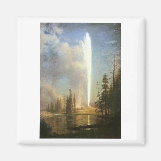 Aimant Old Faithful, Albert Bierstadt (Devant)