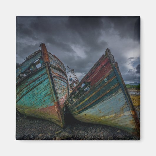 Aimant Old fishing boats (Devant)