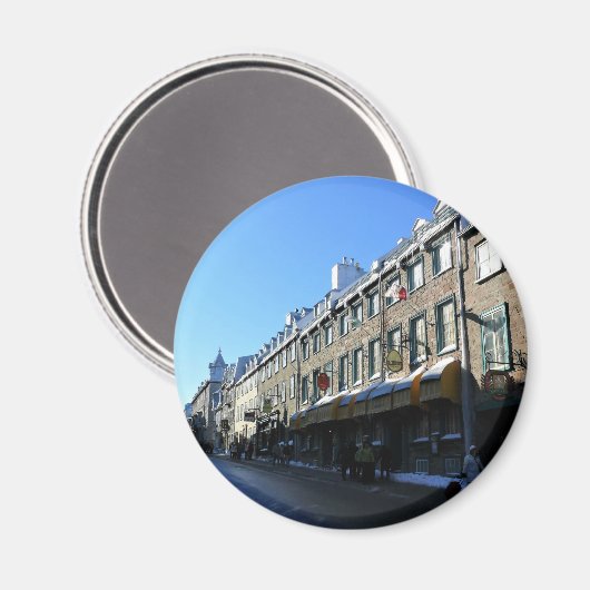 Aimant Old Québec, Québec, Canada (Recto/Verso)