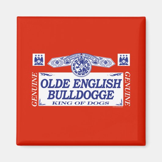 Aimant Olde English Bulldogge (Devant)