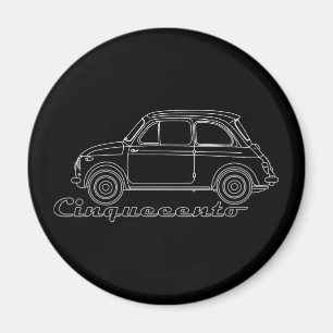 Aimant Oldtimer Fiat Cinquecento