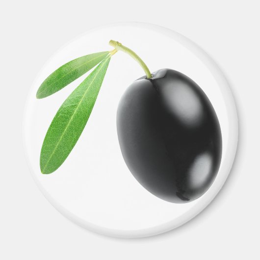 Aimant Olive noir (Devant)