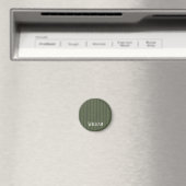 Aimant Olive Pinstripes (In Situ (Lave-vaisselle))