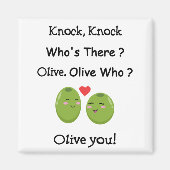 Aimant Olive You Pun (Devant)