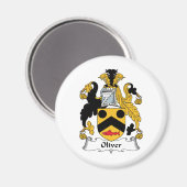 Aimant Oliver Family Crest (Recto/Verso)