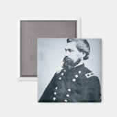 Aimant Oliver Otis Howard (photo b/w) (Recto/Verso)
