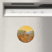 Aimant Oliviers de Van Gogh Ciel Soleil Jaune (In Situ (Lave-vaisselle))