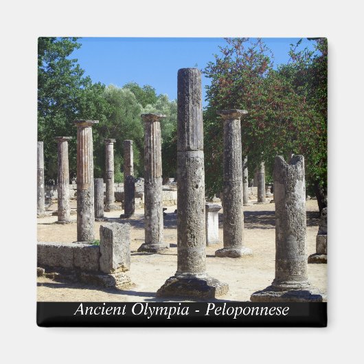 Aimant Olympia antique - Péloponnèse (Devant)