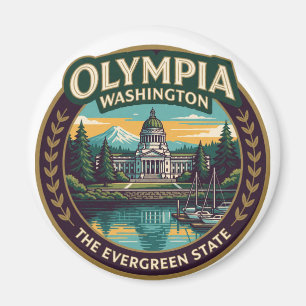 Aimant Olympia capitale de Washington dans le Pacifique N