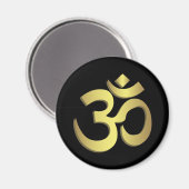 Aimant Om ( Aum ) Namaste yoga (Recto/Verso)