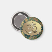 Aimant Om Floral   (Recto/Verso)