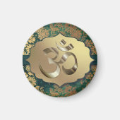 Aimant Om Floral   (Devant)