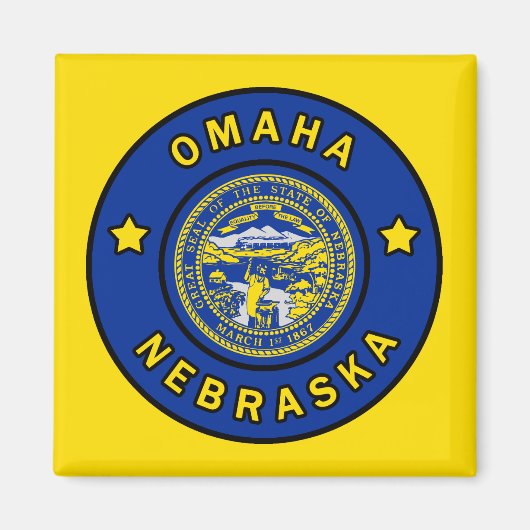 Aimant Omaha Nebraska (Devant)