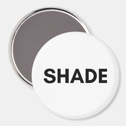 Aimant ombrage (Recto/Verso)