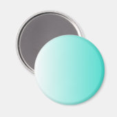 Aimant Ombre blanche turquoise (Recto/Verso)