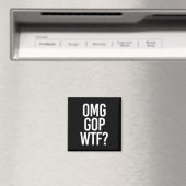 Aimant OMG GOP WTF — - blanc (In Situ (Lave-vaisselle))