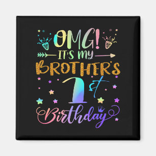 Aimant Omg Ses Frères 1er Anniversaire Doux 1 Ans