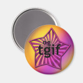 Aimant OMG ! tgif (Recto/Verso)