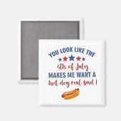 Aimant On dirait que le 4 juillet me donne envie (Recto/Verso)