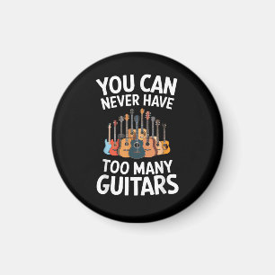 Aimant On ne peut jamais avoir trop de guitares Musicien